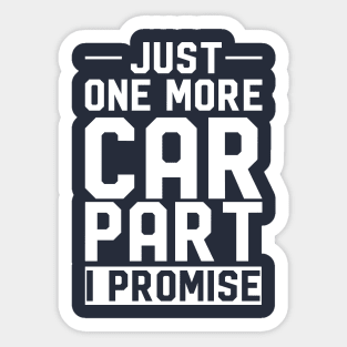 Gift for Car Lover, Car Enthusiast, auto Mechanic Sticker